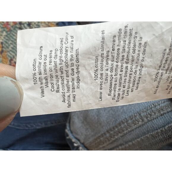 Boohoo Denim Dress Button Down Long Sleeve Jean Pockets NWT Size 6 - Picture 12 of 16